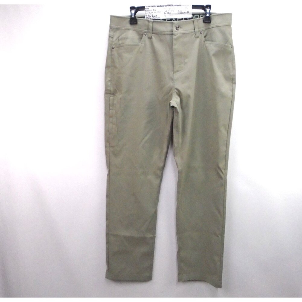 Gerry Mens Venture Commuter 5 Pocket Pant in Olive Size 34 (35x30) Relaxed Fit